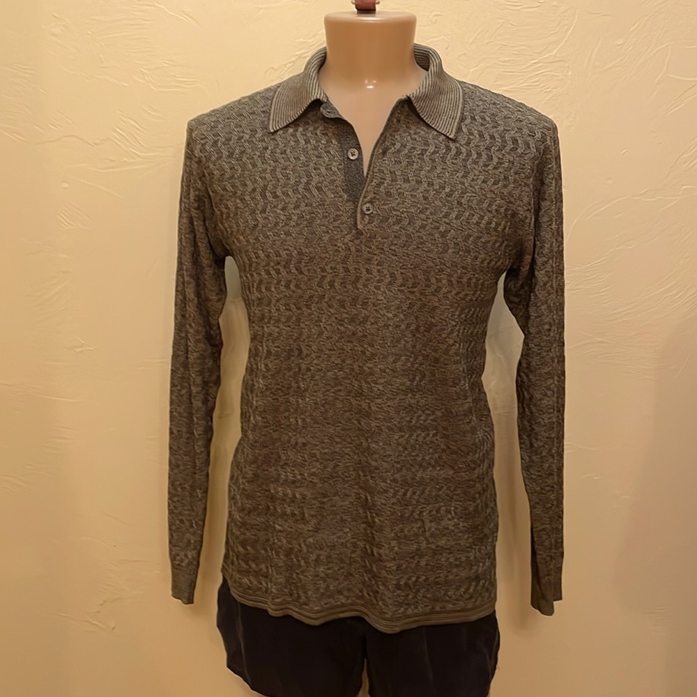 Louis Roth Brown Silk Knit Sweater